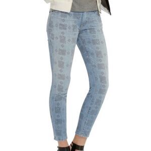 Current Elliott The Stiletto Vintage Paisley ankle skinny jeans women’s size 28
